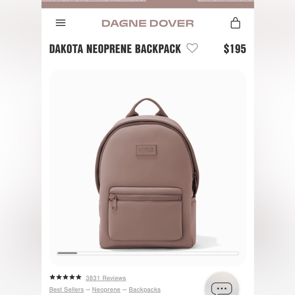Like new; used only a couple times! Dagne Dover DAKOTA NEOPRENE BACKPACK